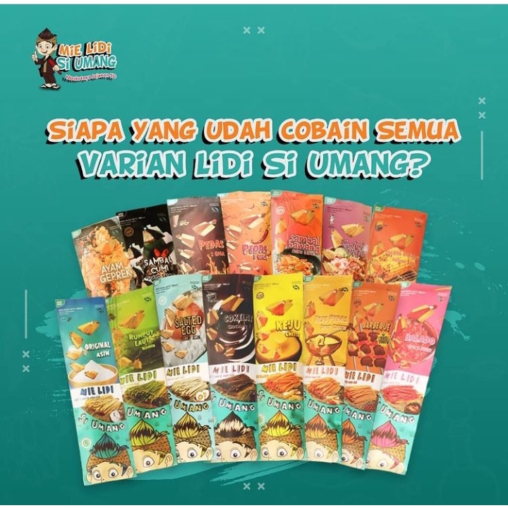 Lidi Umang 130gr PAKET  RESELLER 50PCS!!!