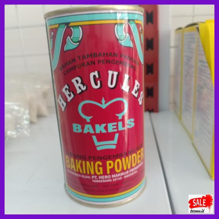 

DERPOWBAKING- HERCULES BAKING POWDER DOUBLE ACTING 450GR -ASLIII.