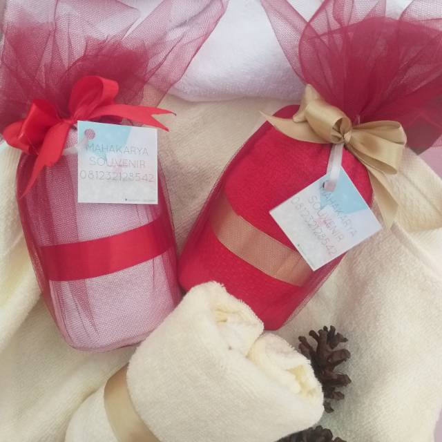 Souvenir Handuk Anjoly Packing Tile & Thankscard