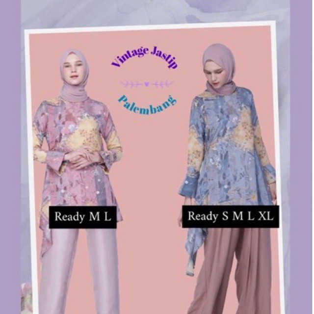 Earth Top Mauve Rose and Baby blue size S M L XL Utopia Series Ria Miranda