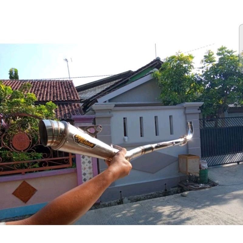 knalpot fantera pantera untuk motor bebek grend karisma blade jupiter vega