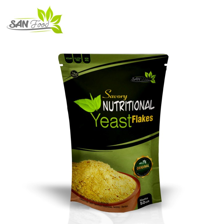 Nutritional Yeast 50gr Sanfood Savory Nutritional Yeast Flake