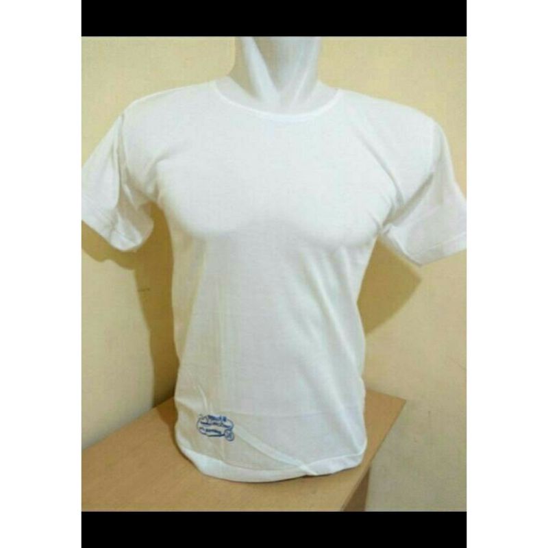 OBLONG Swand brand putih katun....lengan pendek. Promo