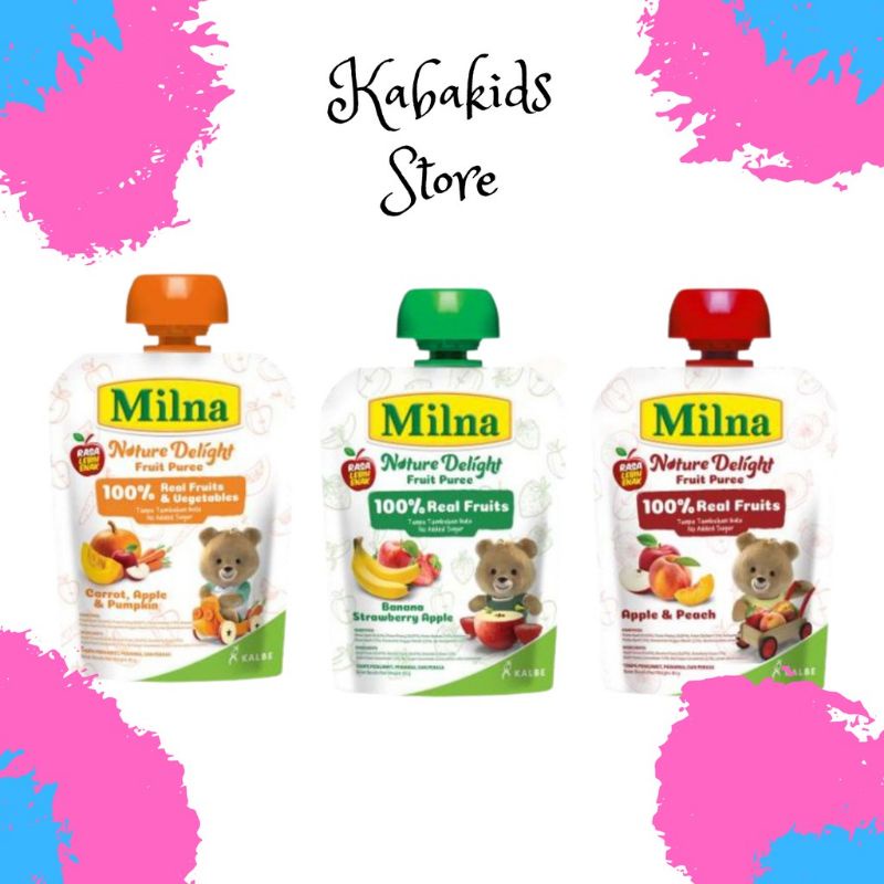 Milna Nature Delight 80 Gram - Kabakids Store