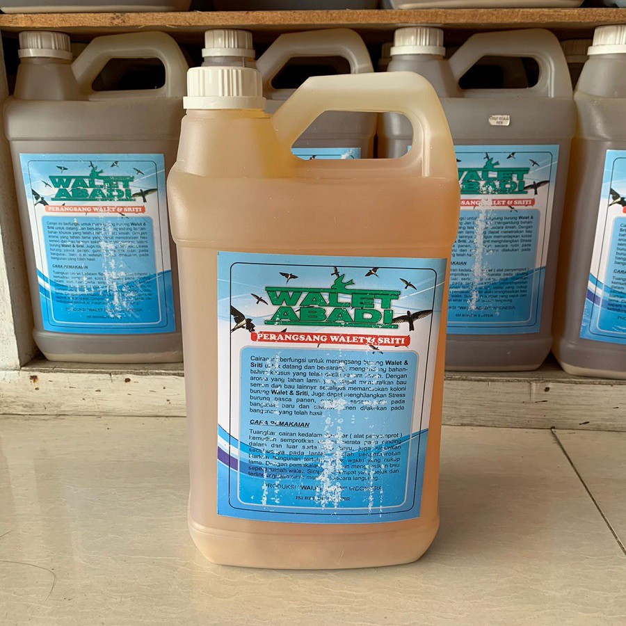 Parfum Walet Abadi Aroma Pemikat Walet 5 Liter Perangsang Walet