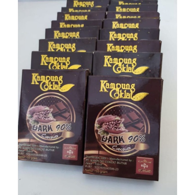 

COKLAT DIET DARK COKLAT 90% ASLI KAMPUNG COKLAT 55gr