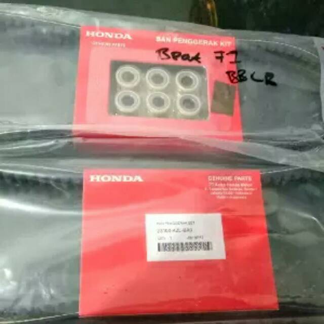Paket Vanbelt dan Roller Beat FI Scoopy FI original AHM
