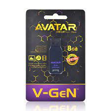 E_    USB 8GB V-GeN AVATAR 2.0 FLASH DISK FLASH DRIVE VGEN 8 GB