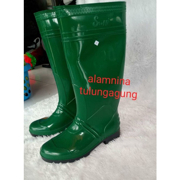 sepatu boots stefi tinggi