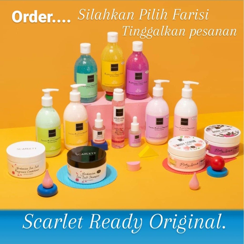 Scarlett Whitening Original [ 6 pcs ] Bebas Pilih Fariasi