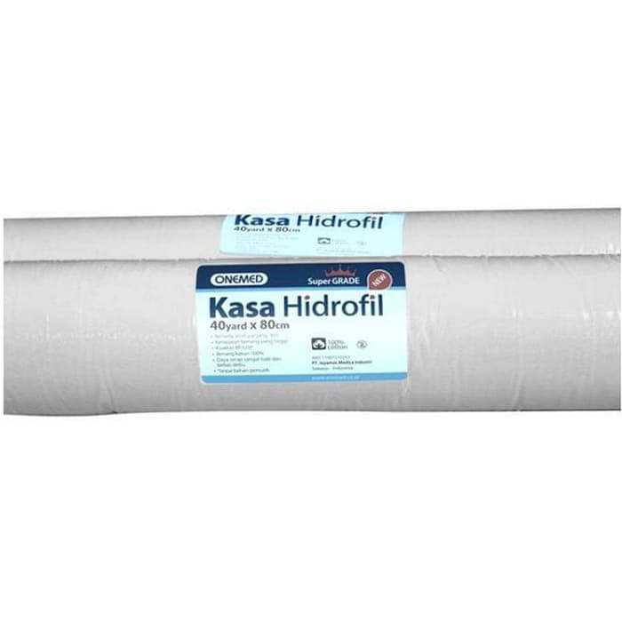 New Kasa Hidrofil OneMed 40yardx80cm Super Grade roll