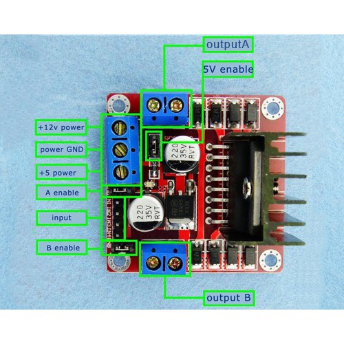 L298 L298n Dual H Bridge Stepper Motor Driver Module Arduino