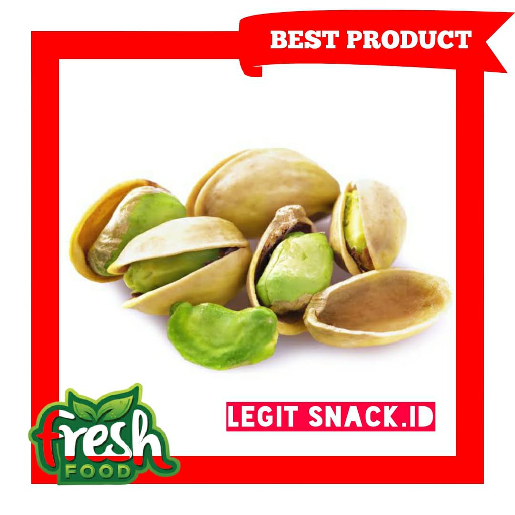 

Kacang Pistachio Panggang / Pistachios ( Fustuk ) 250Gr Termurah