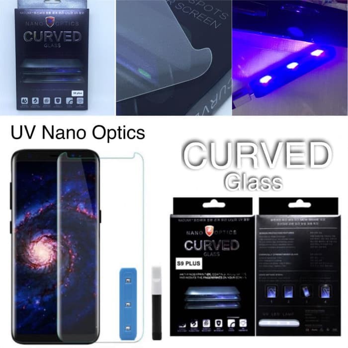 Samsung s7edge s8 s8+ s9 s9+ note8 note9 note10 note 10+ TEMPERED GLASS UV Curve Full Glue nano