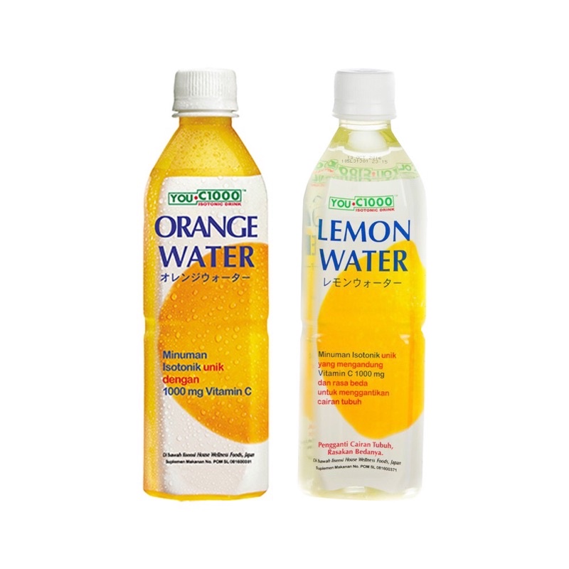 

YOU C1000 ORANGE WATER 500ML / YOU C1000 LEMON WATER 500ML / YOU C1000 WATER 500ML