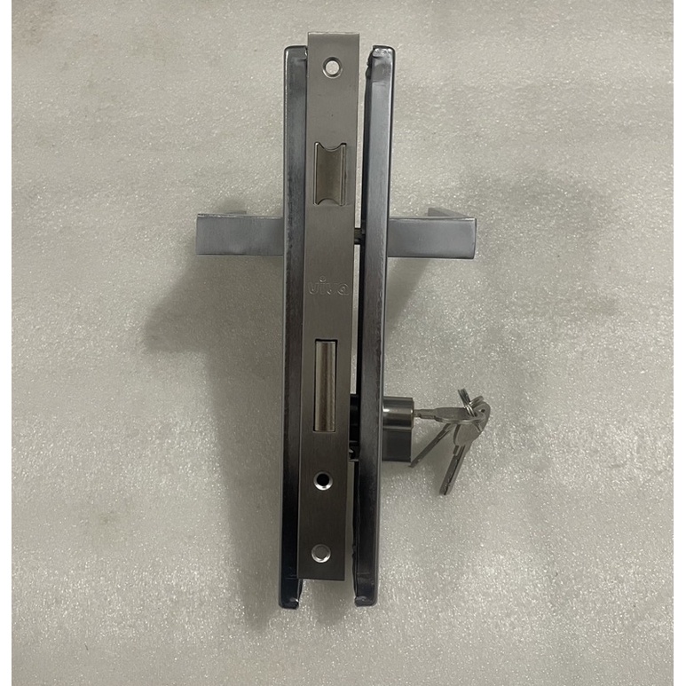 Kunci pintu besar stainless komplit 25cm V8331