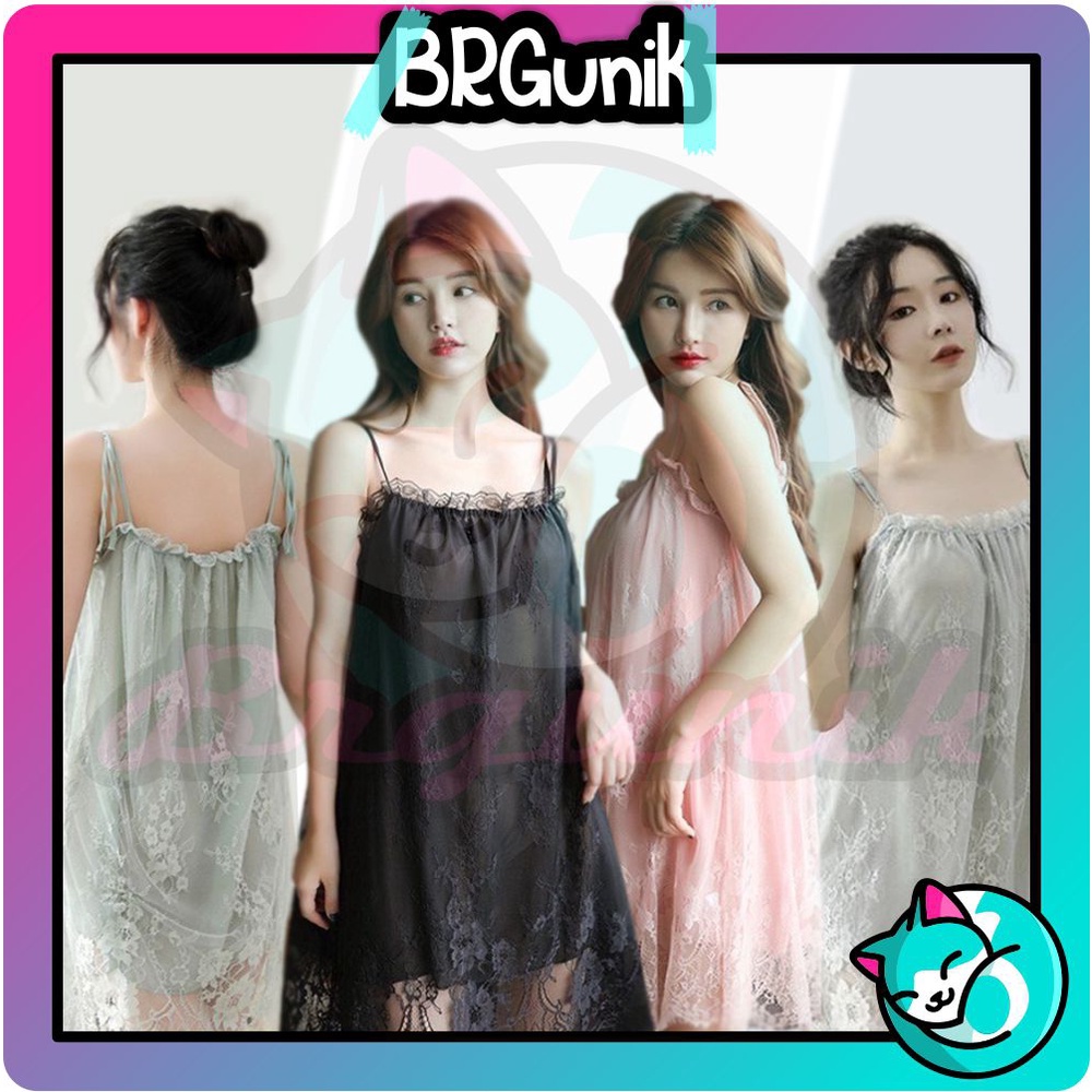 BRGUNIK Longnight Sexy Lingerie Sexy Baju Tidur Lingerie Sexy Baju Tidur Sexy Lingerie B068