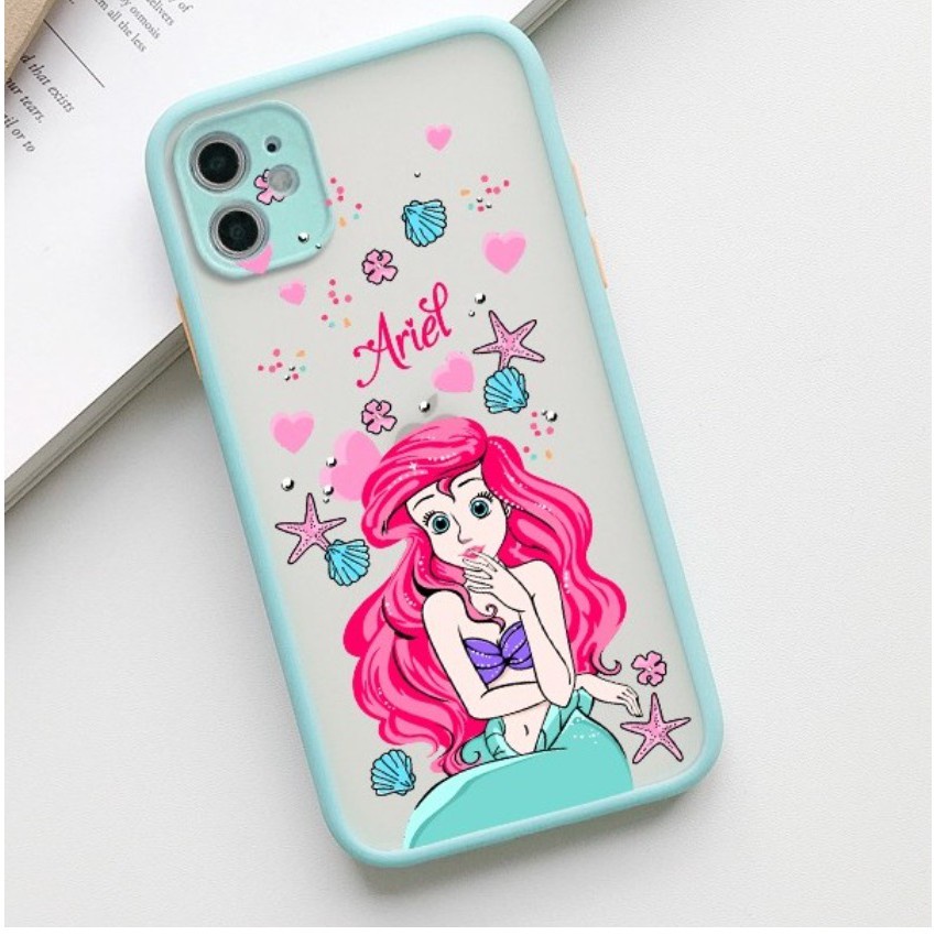 PRINTING HYBRID Princess case iphone 6 7 8 plus x xr xs max 11 12 pro max vivo 4G Y19 y21s y33s y21 2021 y53s y51 2020 s1 v9 v15 y12 y15 y17 y20 y20s y20i y12s y30 y50 y91 y93 y95 y91c