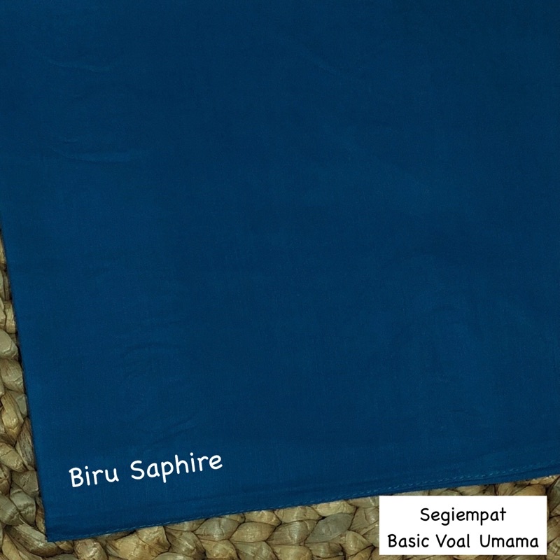 Hijab Basic Voal Umama Part 2-PREMIUM-Biru Saphire