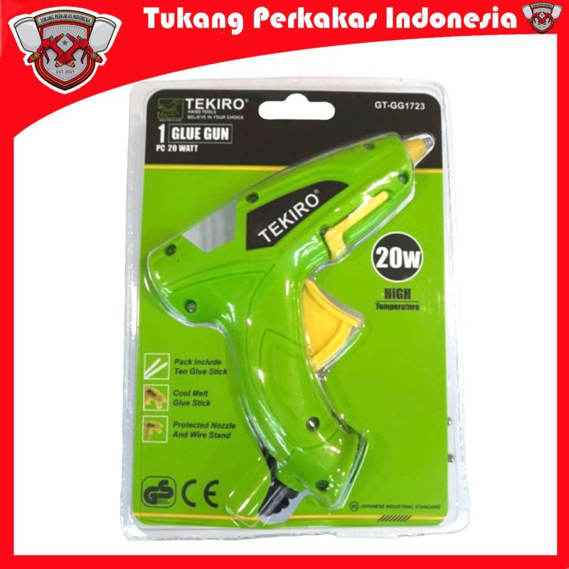 TEKIRO GLUE GUN 40WATT/ALAT LEM TEMBAK BAKAR+BONUS 2 BATANG LEM