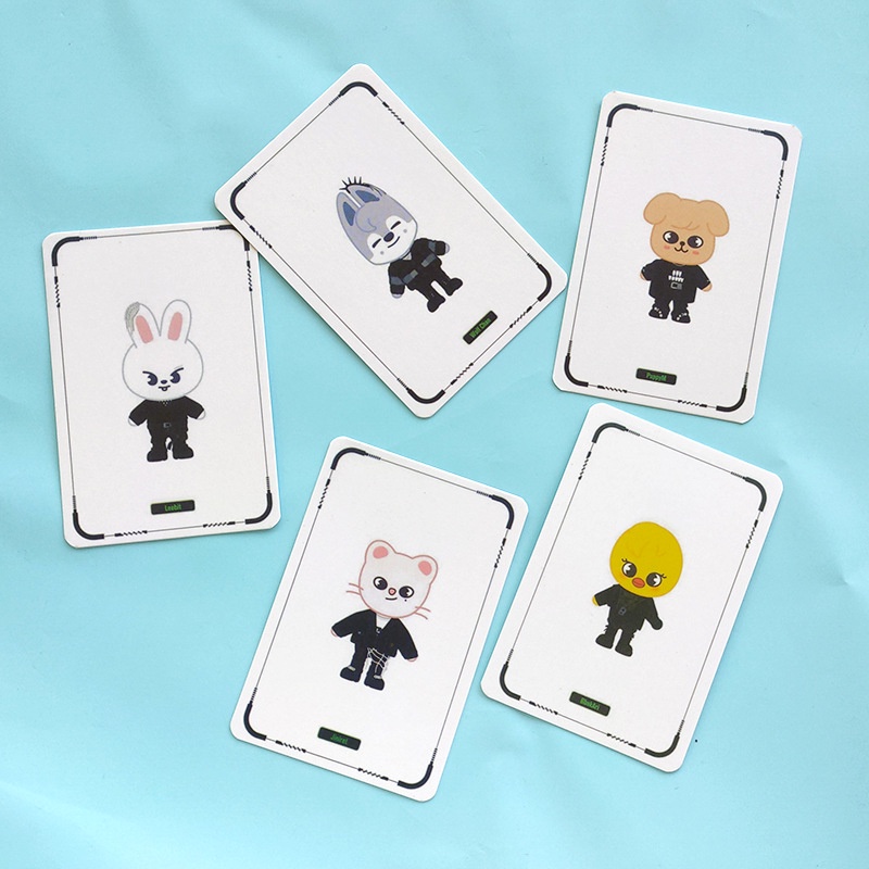 8pcs / set Kartu Foto Polaroid Motif Kartun Skzoo Untuk Anak