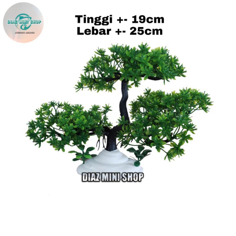 tanaman plastik hiasan aquarium akuarium aquascape bonsai