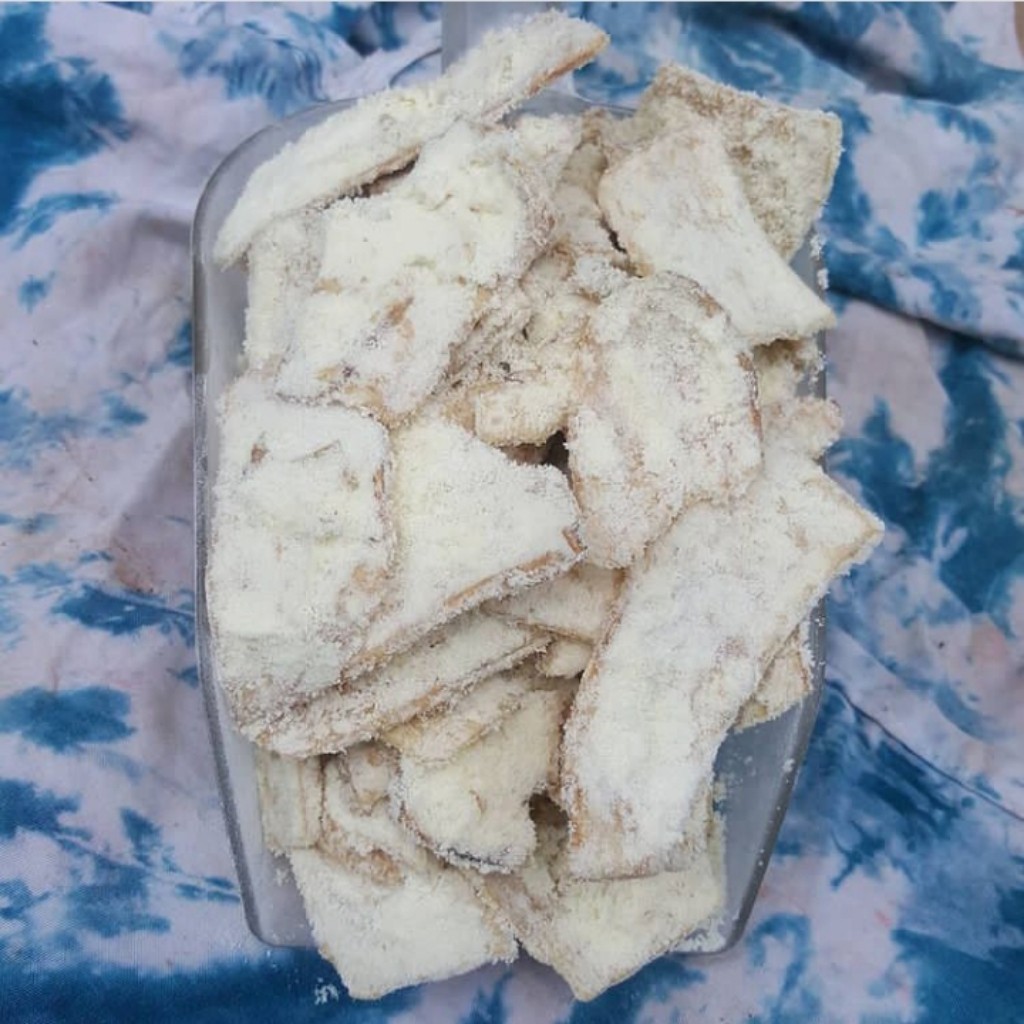 

Keripik pisang kepok rasa Vanilla 100 Gram