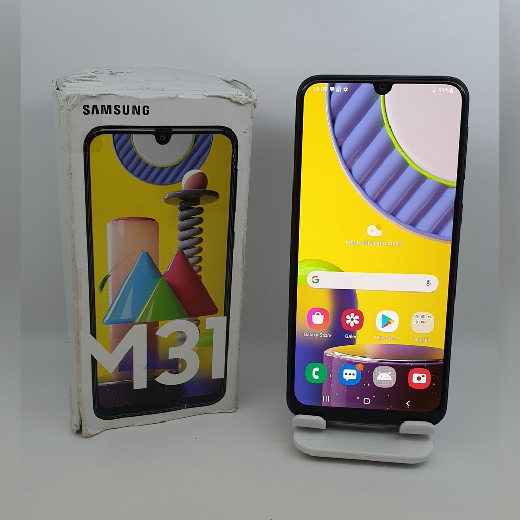 Samsung M31 128gb Ram 6gb SEIN No Minus Android Murah Seken Second