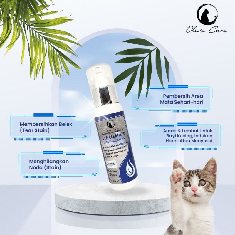 Olive Care eye cleanser pembersih mata kucing