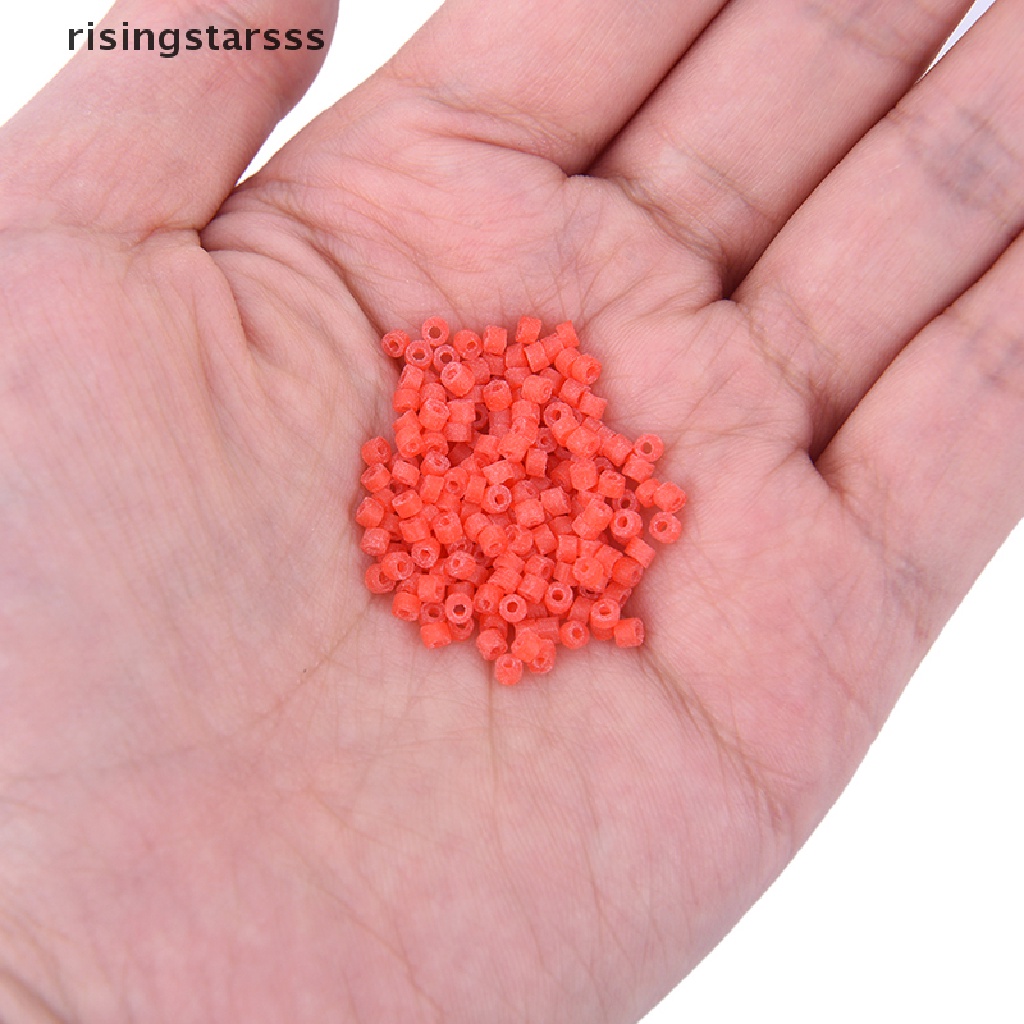 Rsid Span-new 12bags/set = 2400pcs Aksesoris Memancing Merah Tackle Rubber Band Untuk Umpan Cacing Darah