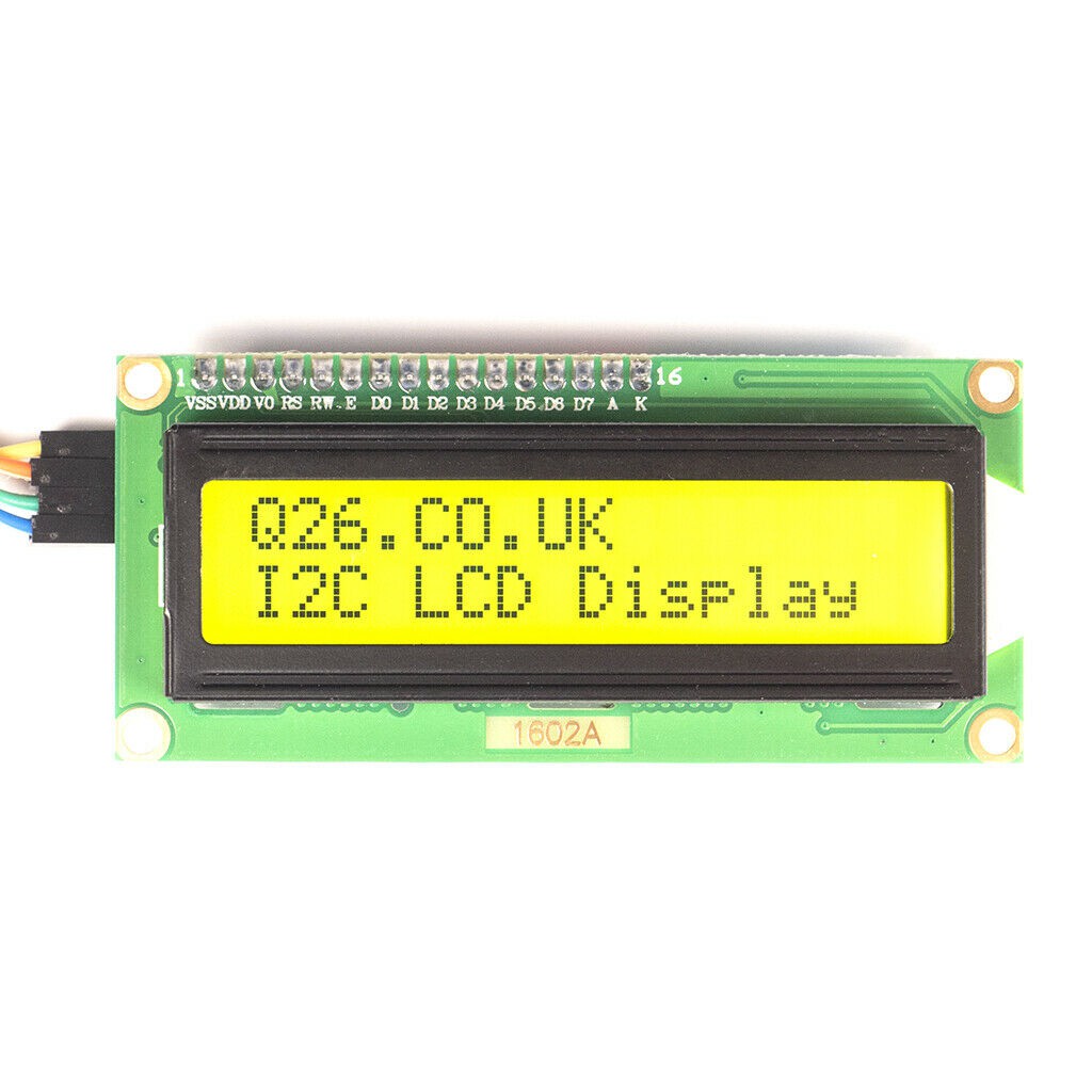 LCD Display 16X2 1602 Character Module Arduino Blacklight HD44780 Hijau Kuning Karakter