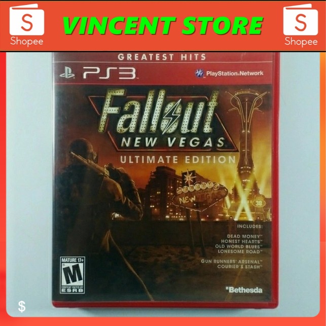 BD PS3 Kaset Game Fallout New Vegas Ultimate Edition