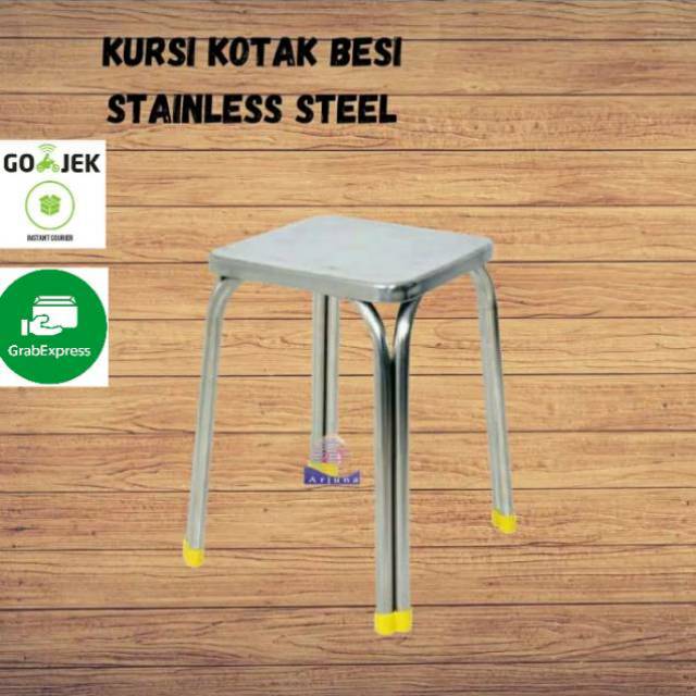 Kursi Besi Stainless steel Kursi Teras kursi kerja kursi kantor