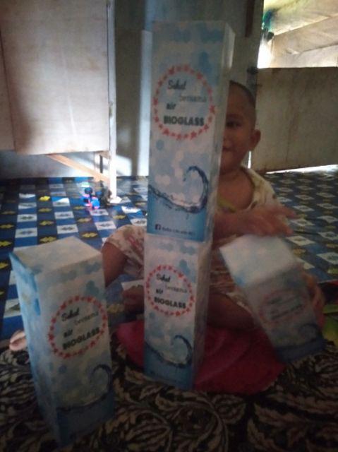 Botol Bioglass Mini 500ml Tumbler Infuser Bio Glass Air Minum