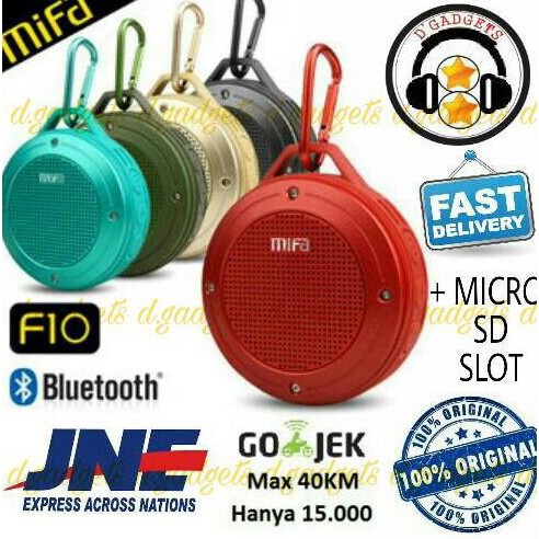 XIAOMI MIFA F10 BLUETOOTH PORTABLE WATERPROOF SPEAKER - MERAH