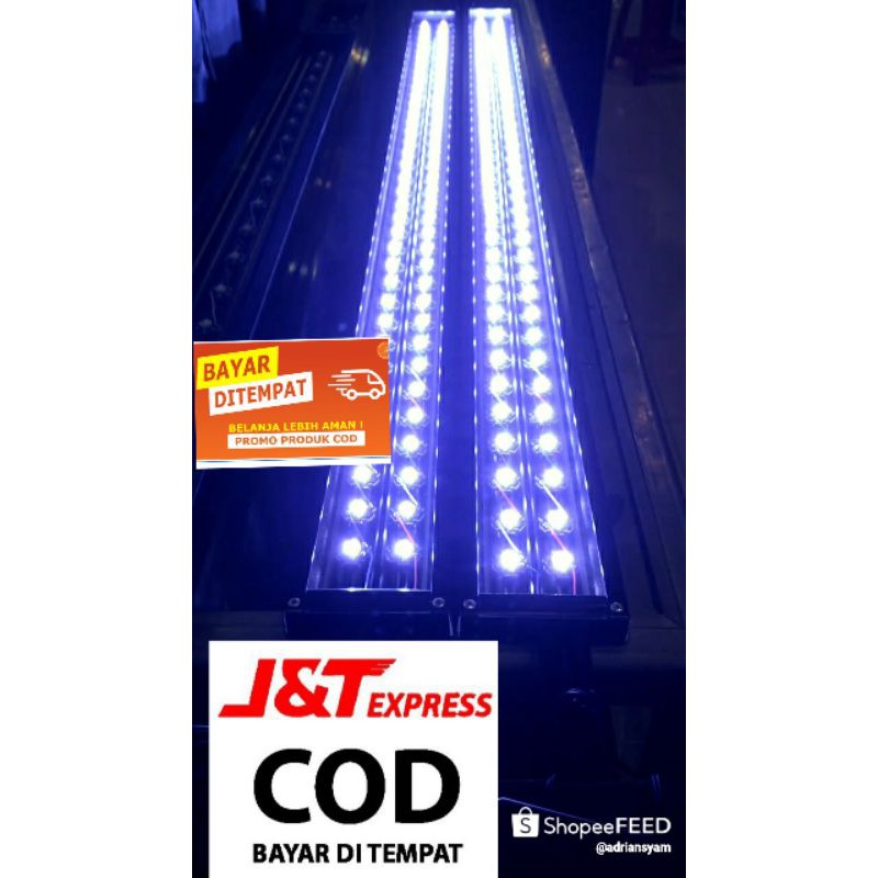 Lampu tanning HPL 50 mata led (50watt) 30.000k pjg 90cm -120cm