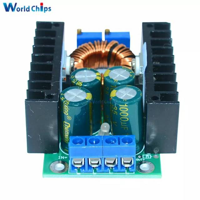 Down Buck Converter 5-40 V Ke 1.2-35 V 300 W Max 9A XL4016 DC-DC  Adjustable Modul Power Supply LED