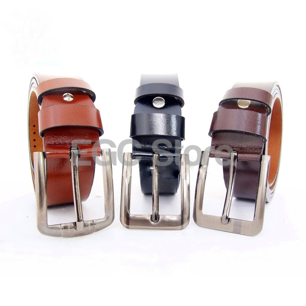 Ikat Pinggang Pria Import Korea Fashion Belt Ban Gasper Sabuk Cowo Kulit Men Belt 40 BDZK 86