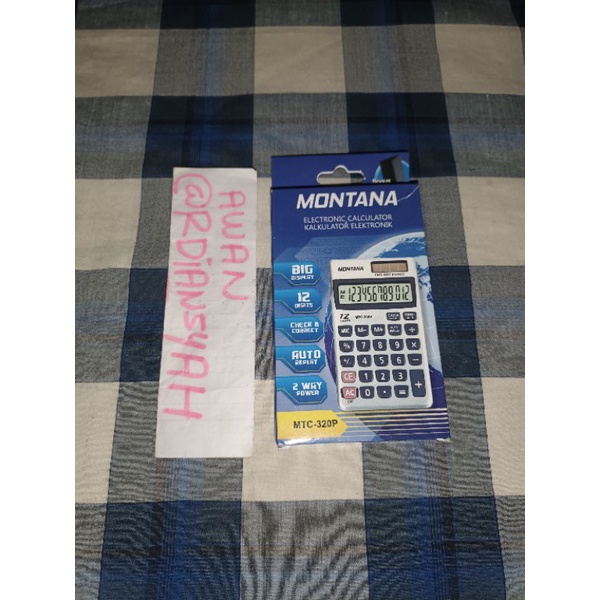 

MONTANA Calculator / Kalkulator MTC 320 P/ 12 Digits