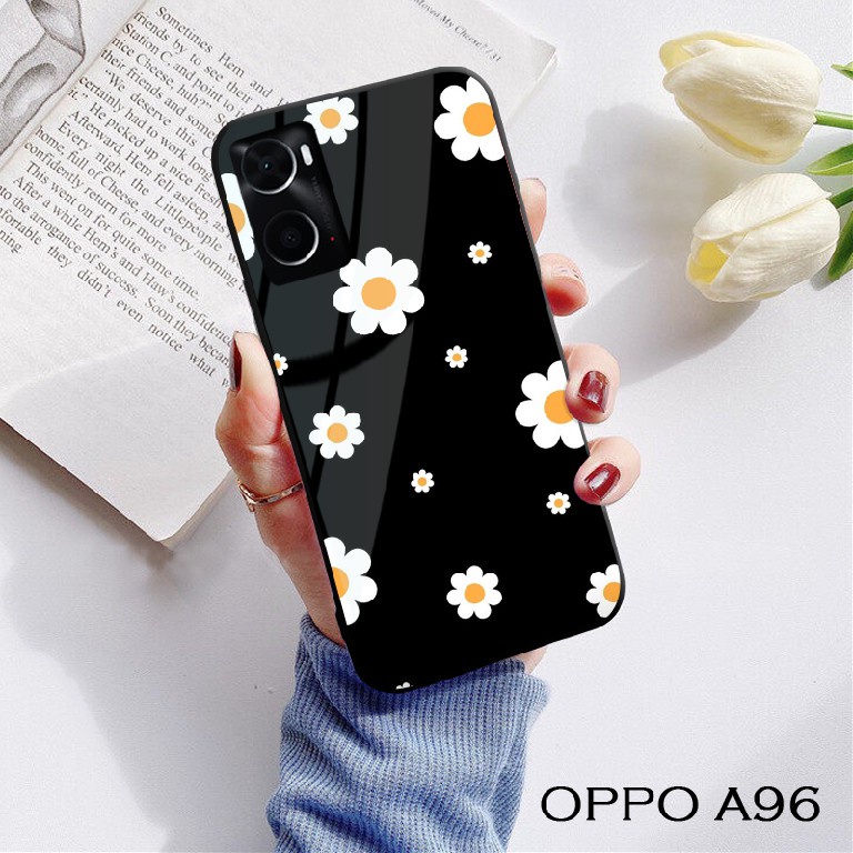 Softcase Glass Oppo A96 [A221] - Softcase Mirror - Softcase Kaca Oppo A96 - Softcase Glass - Softcas