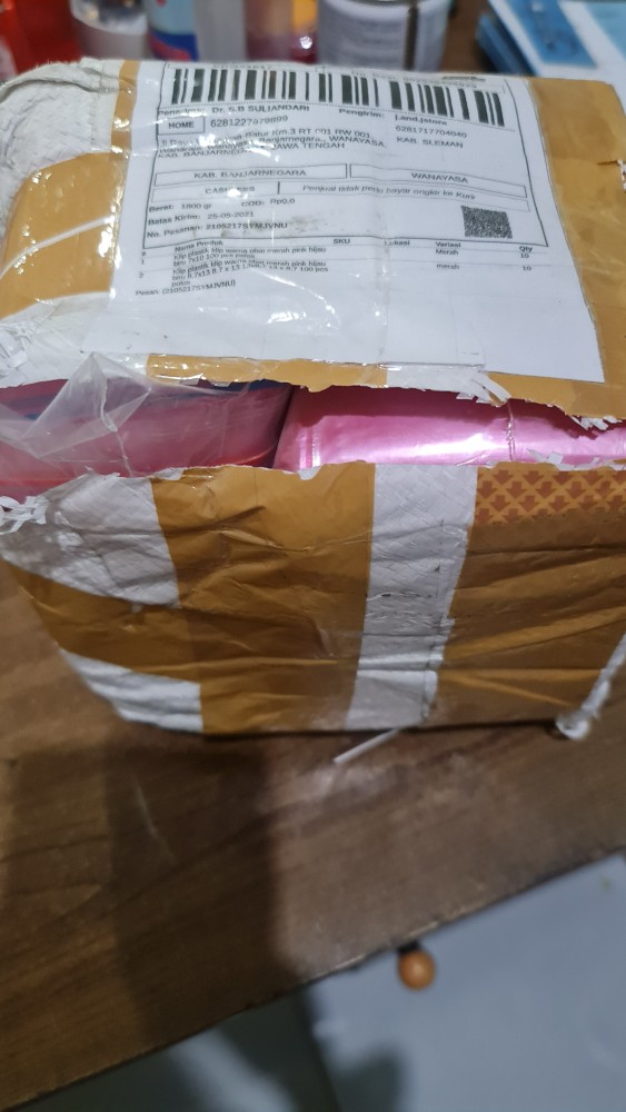 Klip Plastik Klip Warna Obat Merah Pink Hijau Biru 7x10 100 Pcs Polos