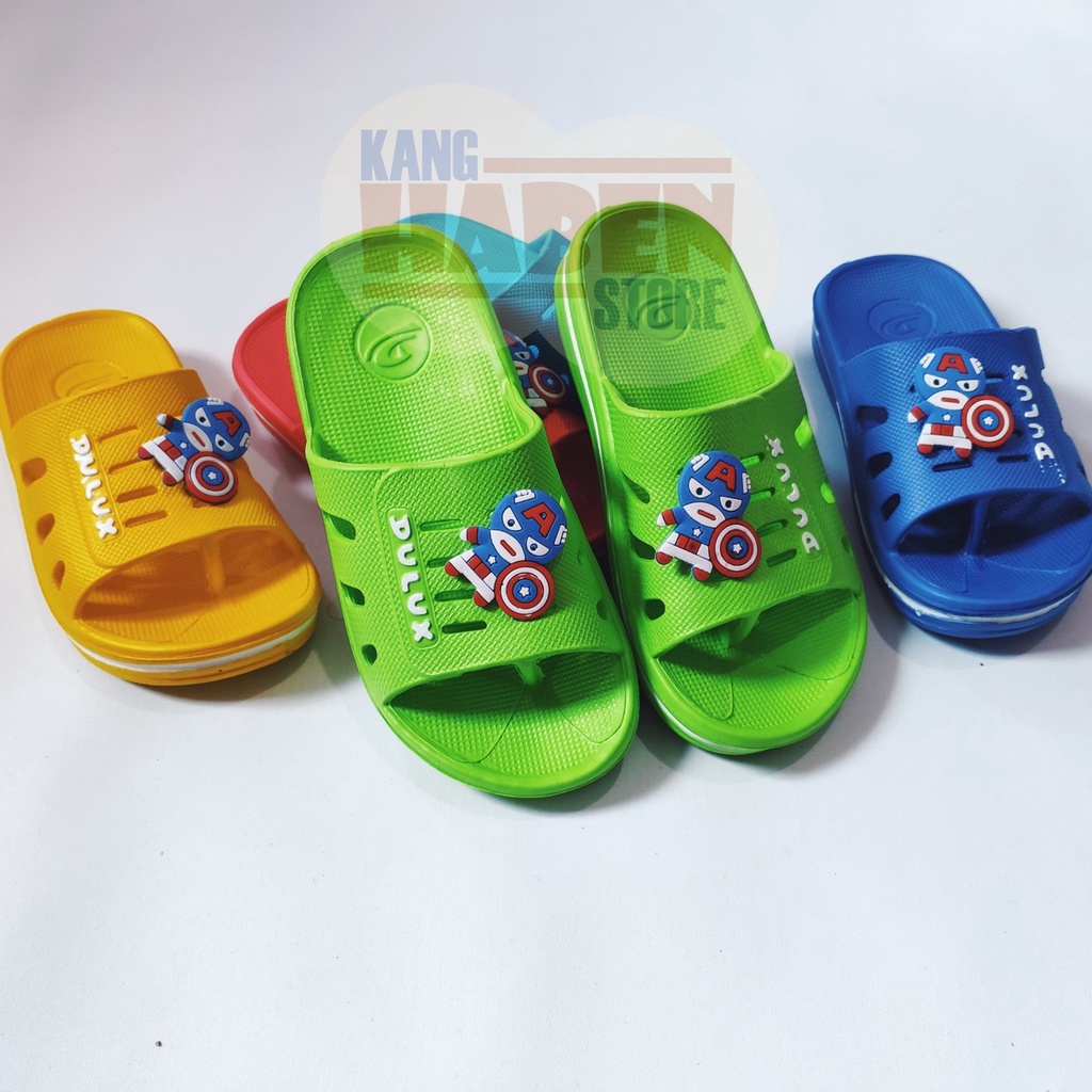 Habenkids Sandal Jepit Kokop Anak Laki laki Karakter Captain Lucu dan empuk 269DCAP