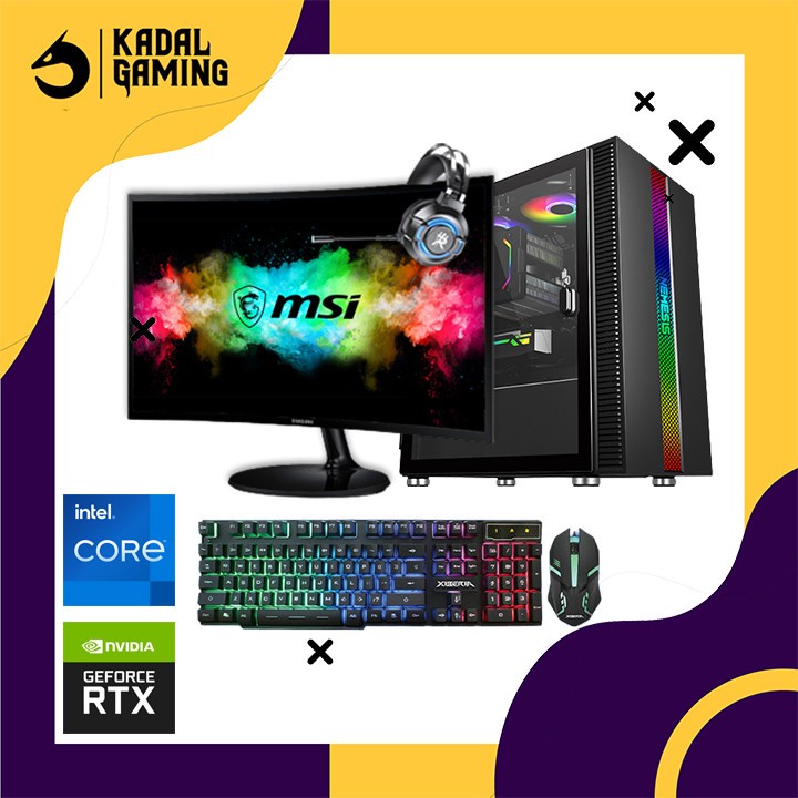 PC GAMING INTEL CORE I7 VGA NVIDIA RTX 2060 6GB FULLSET TERMURAH