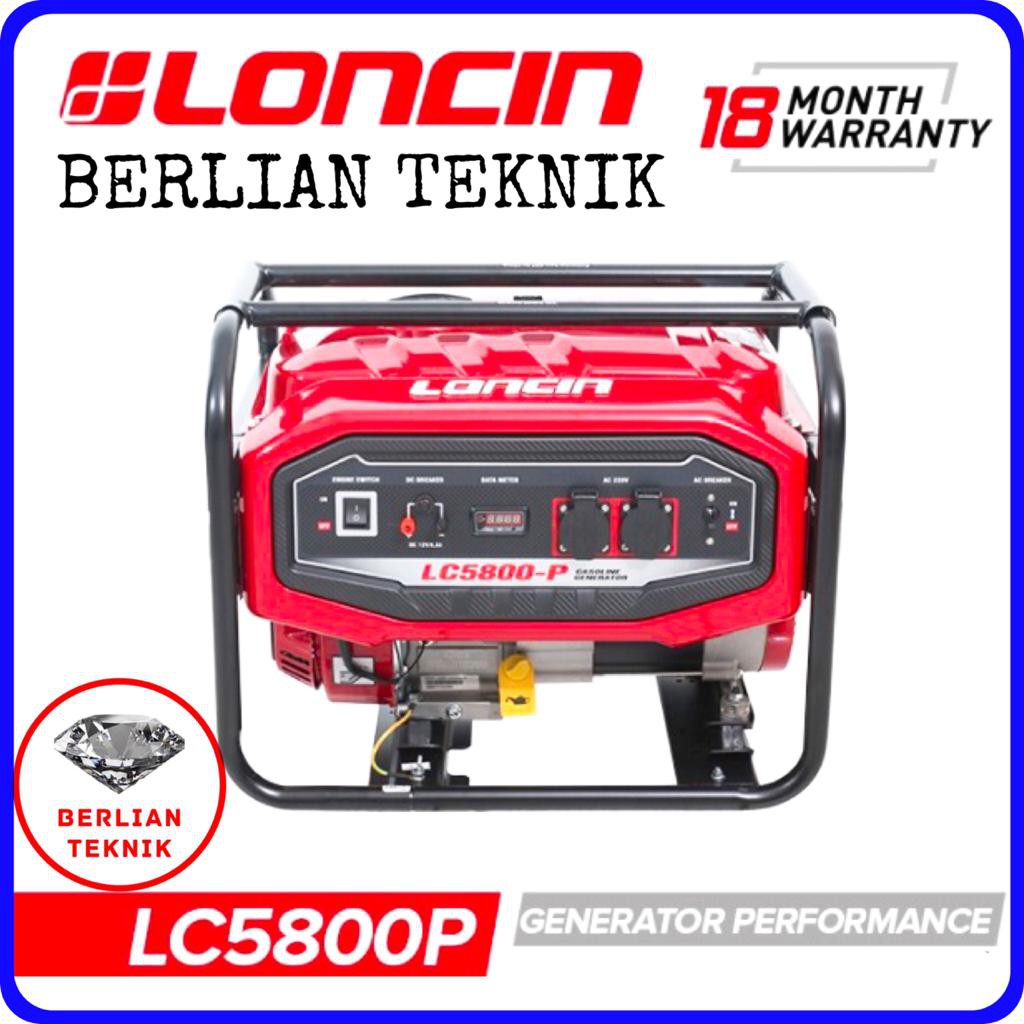 Gasoline Generator Mesin Genset Bensin Loncin LC 5800 P / 3100 Watt