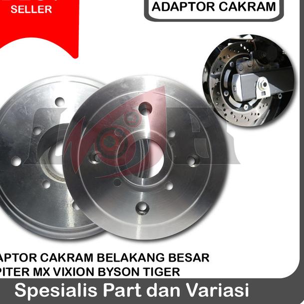 ➣ Adaptor Cakram Belakang Jupiter MX Vixion Byson Tiger Tromol Besar ➲