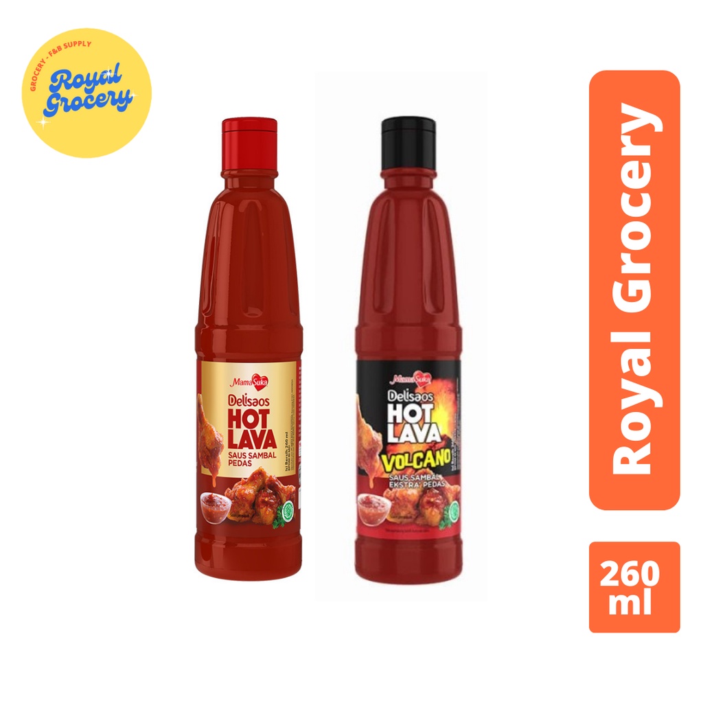 

MamaSuka Delisaos Saus Hot Lava Sauce Halal 260ml