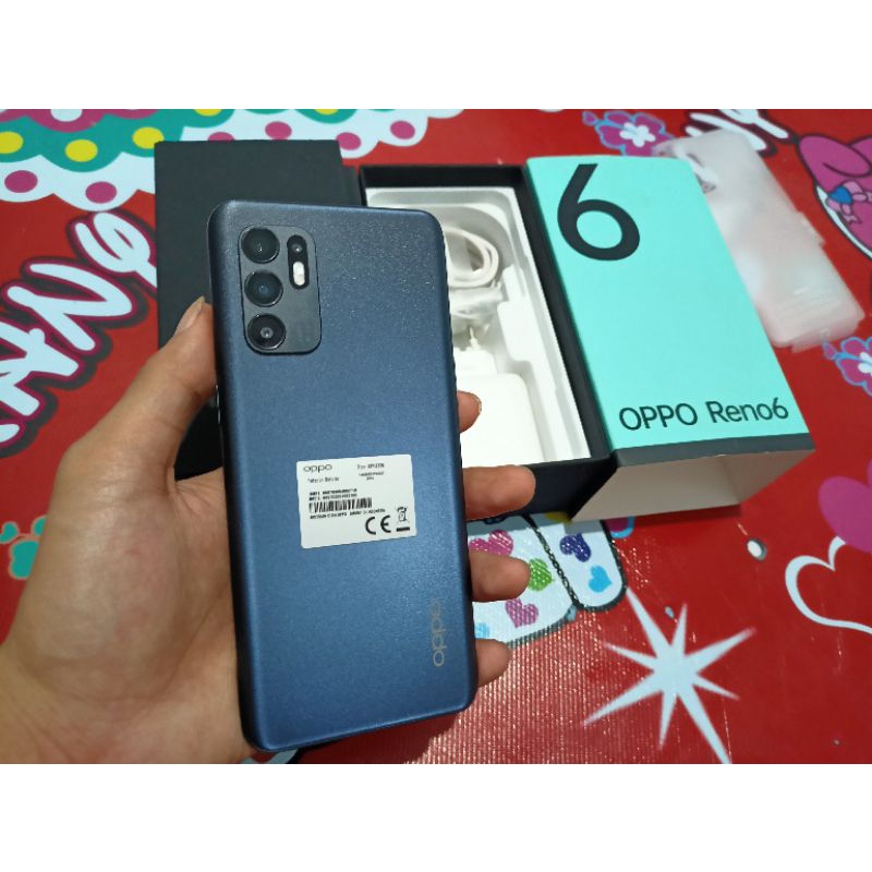 OPPO RENO 6 8/128 GARANSI RESMI | SECOND FULSET BERGARANSI