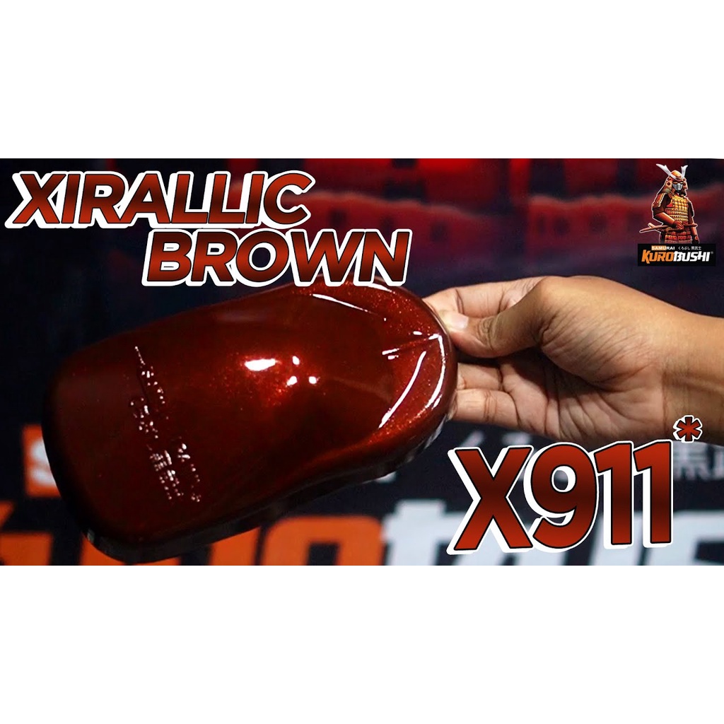 Cat Semprot Pilox Pilok New Colours Samurai Paint Kurobushi - X911* XIRALLIC BROWN / Coklat Xyralic Samurai (400ml)