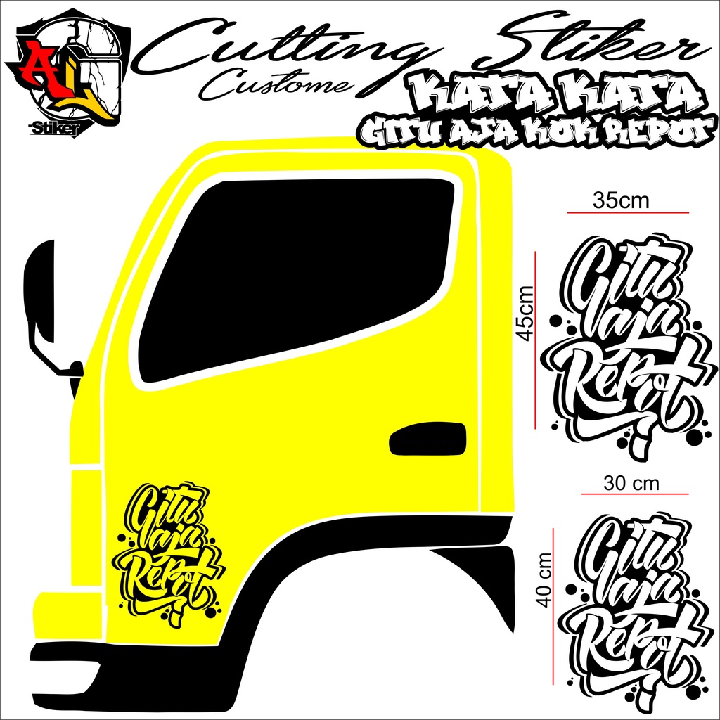 STIKER/STICKER/CATING/CUTTING/SC 085/STIKER  PINTU CANTER/STIKER PINTU TRUCK/STIKER PINTU PICK UP/ST