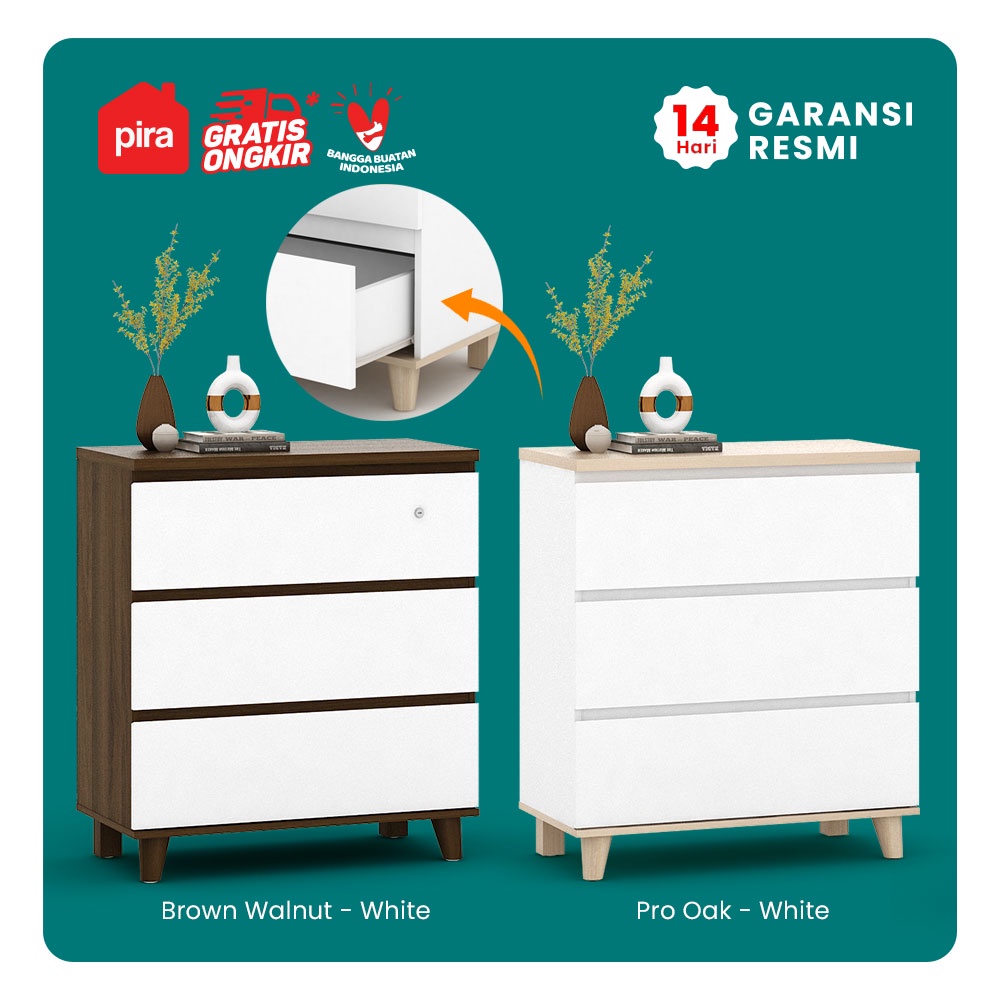 Pira - Oslo CH3 Lemari Laci